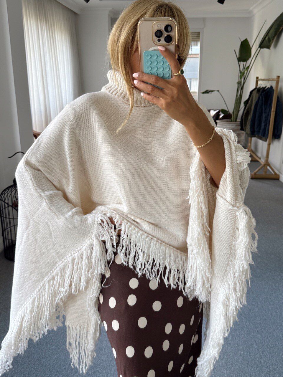 The Fringe Couture Knit Poncho