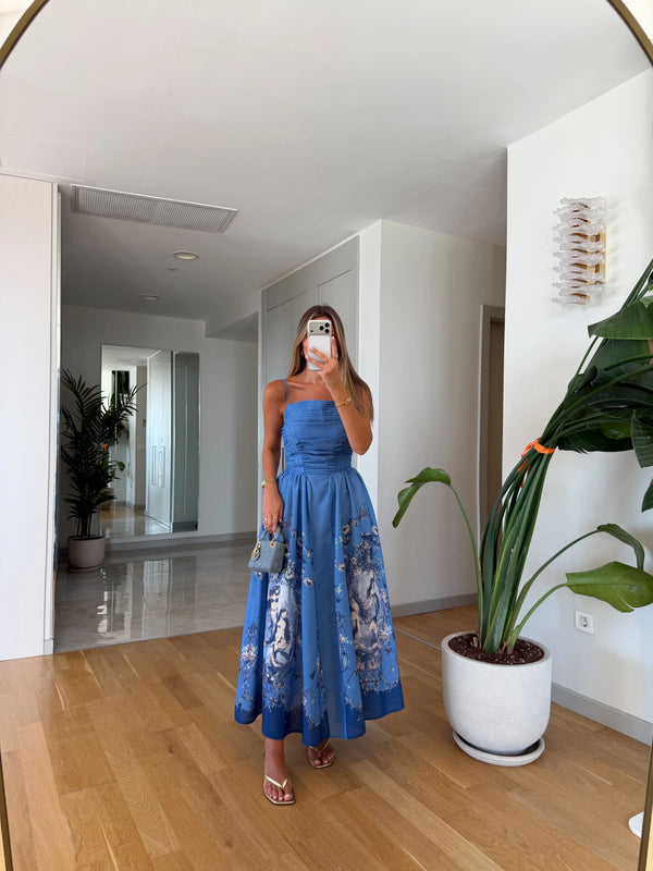 Premium Azure Muse Midi Haljina