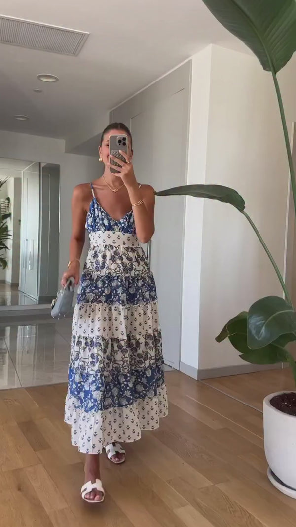Santorini Bloom Midi Hlajina