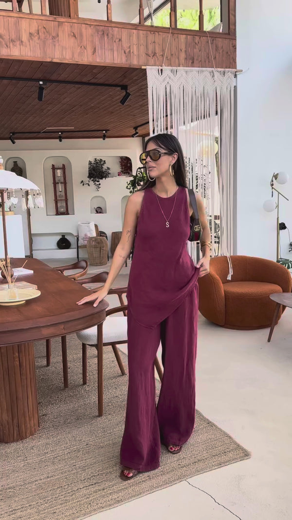 Linéa Luxe Komplet Clean Burgundy
