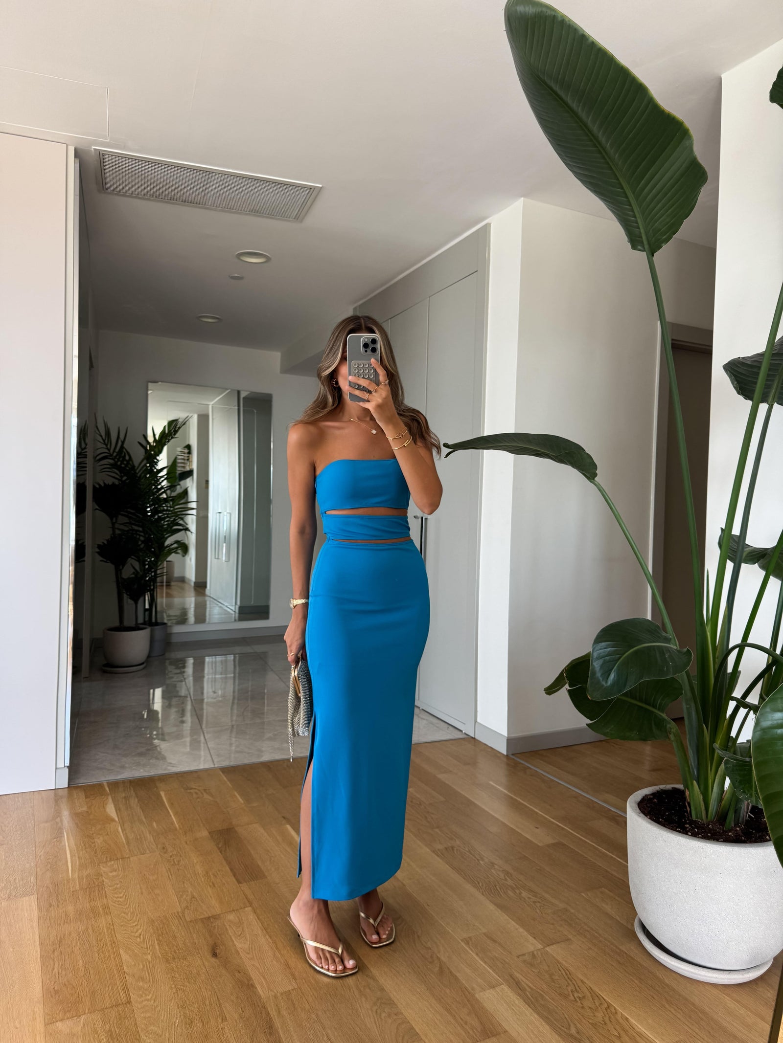 MIDI HALJINA SKY BLUE