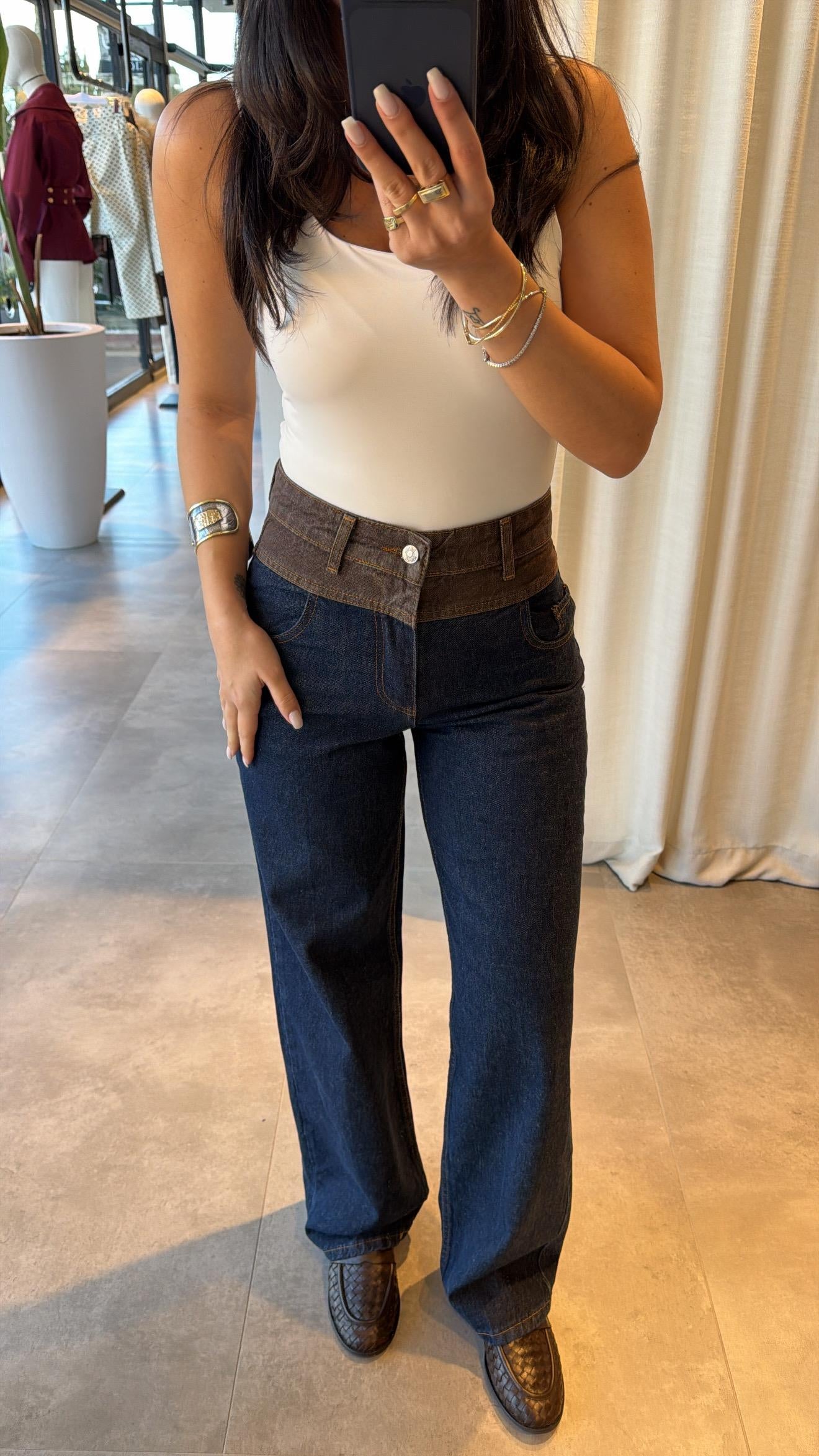 PREMIUM TEKSAS KOMPLET - kombinacija dve boje