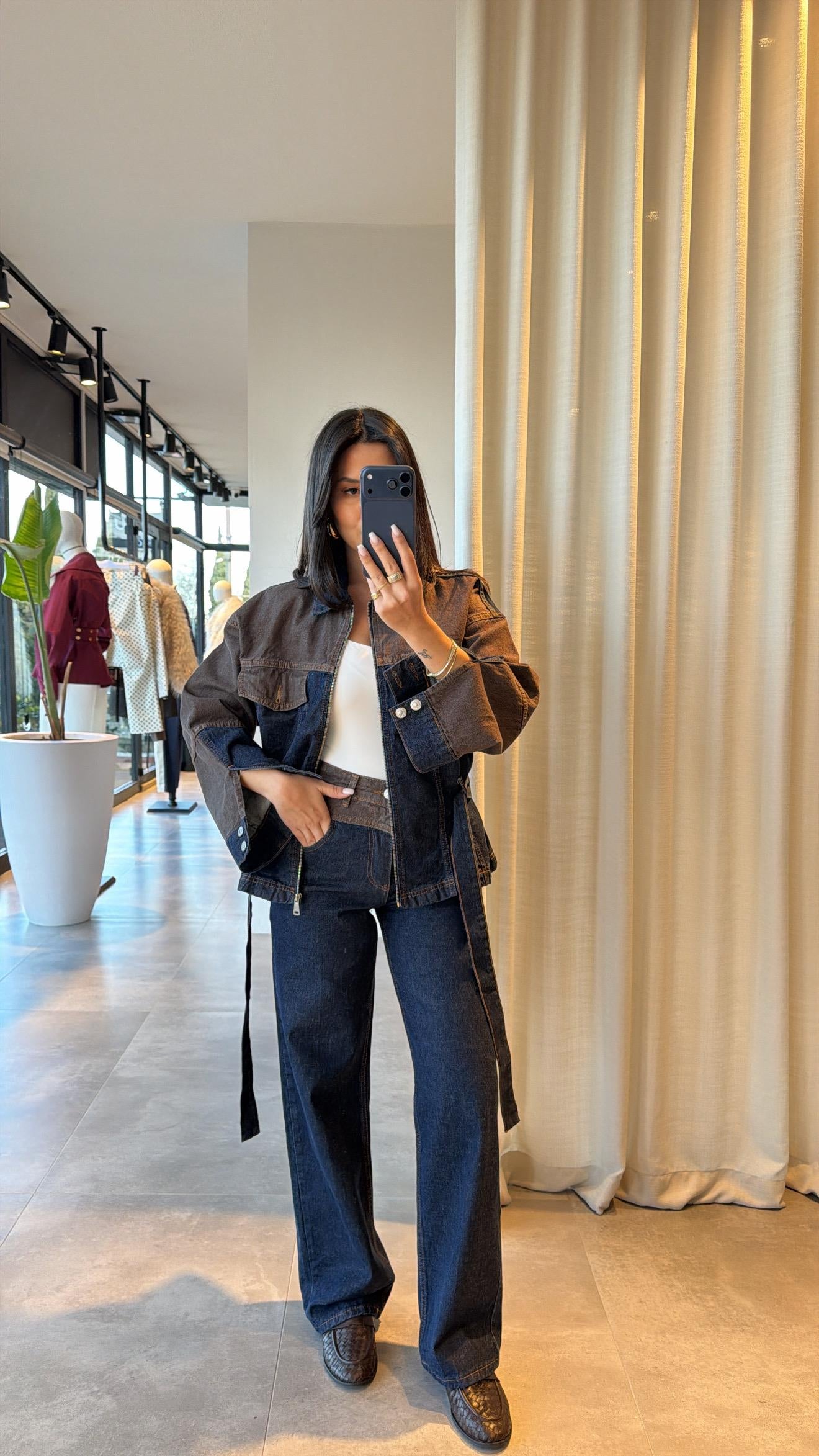 PREMIUM TEKSAS KOMPLET - kombinacija dve boje