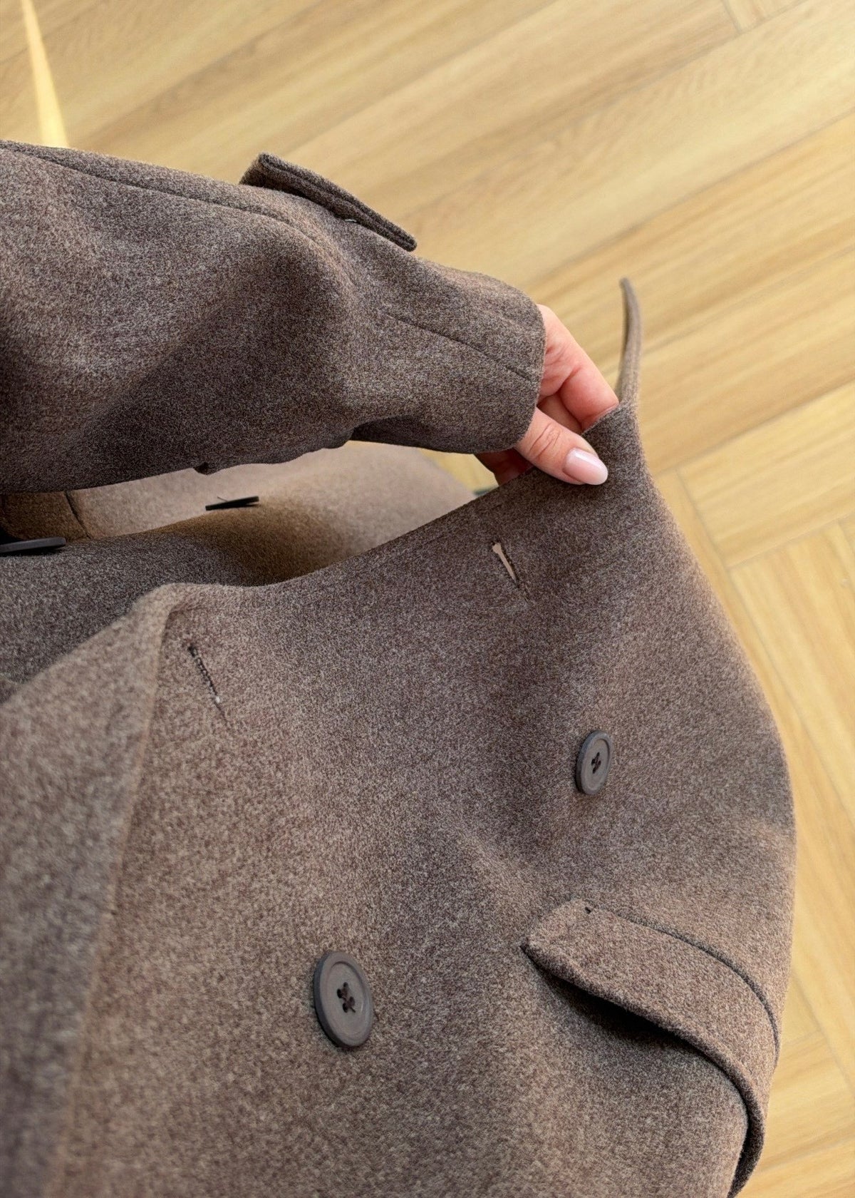Tokyo premium vuneni kaput — taupe