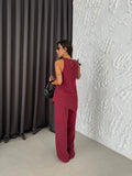 Linéa Luxe Komplet Clean Burgundy