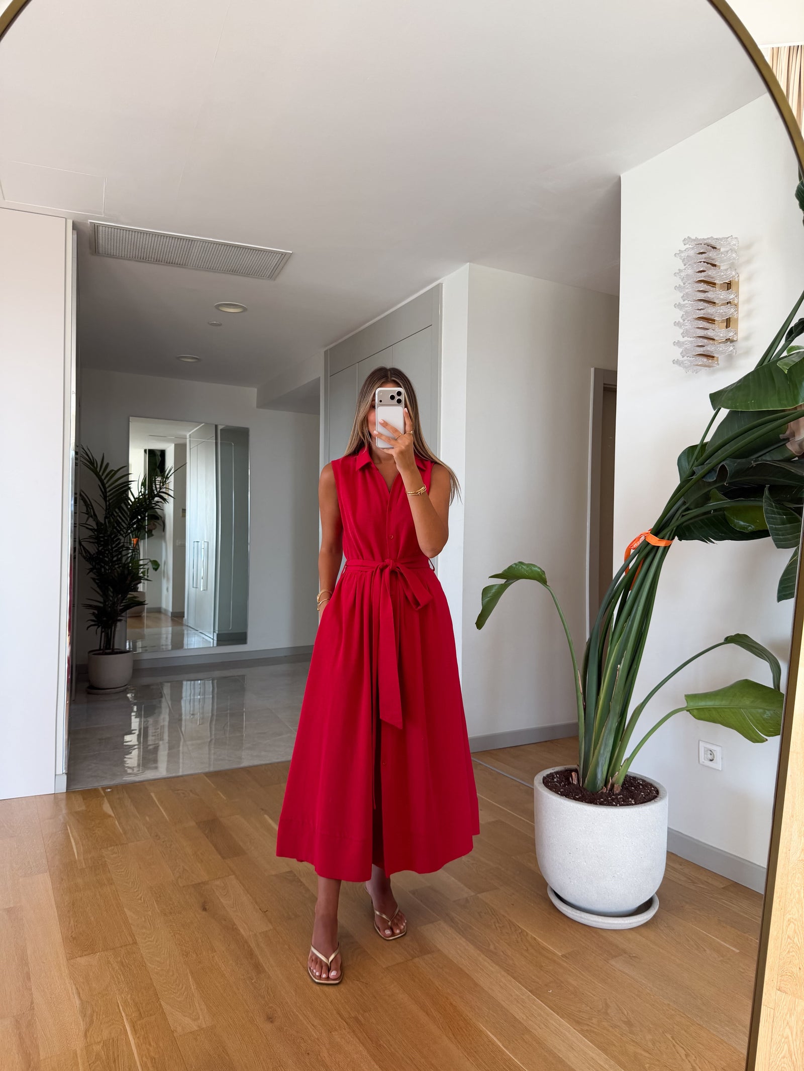 Wendy Linen Blend Sleeveless Shirt Haljina - više boja