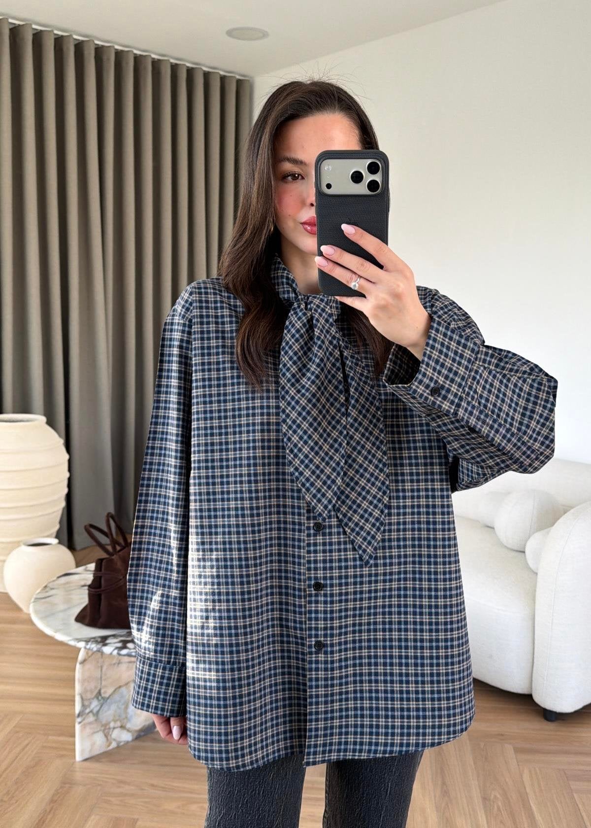 KARIRANA PAMUČNA KOŠULJA