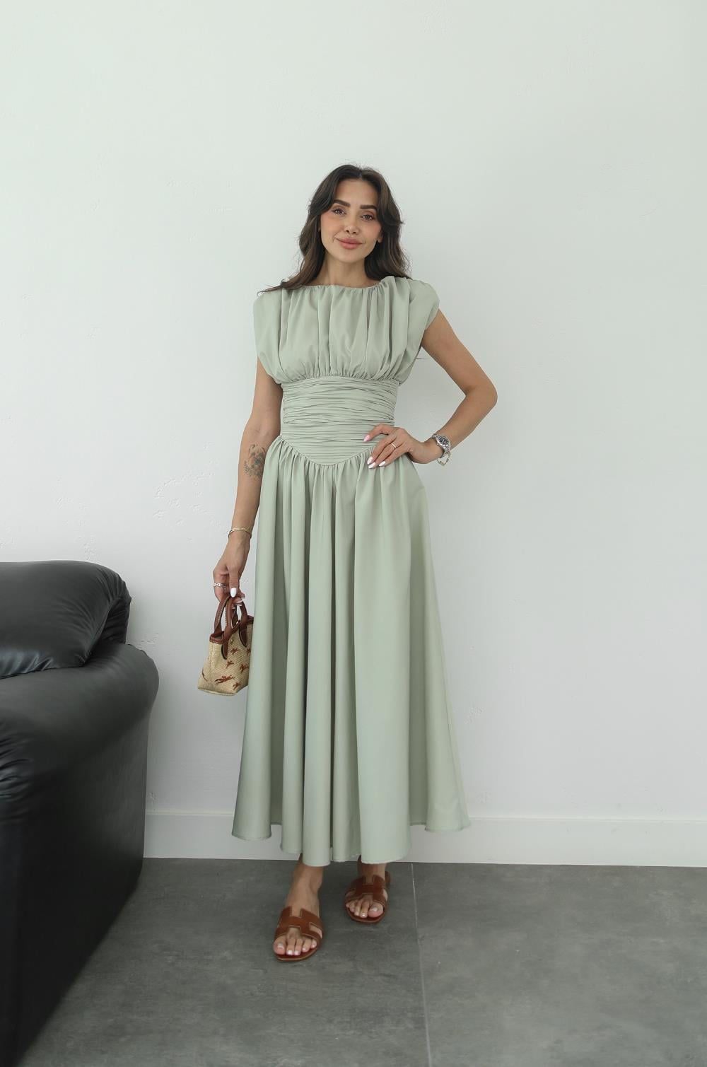 HEIDI PREMIUM HALJINA SAGE GREEN