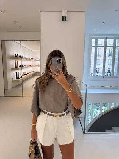 The Signature Taupe Tee