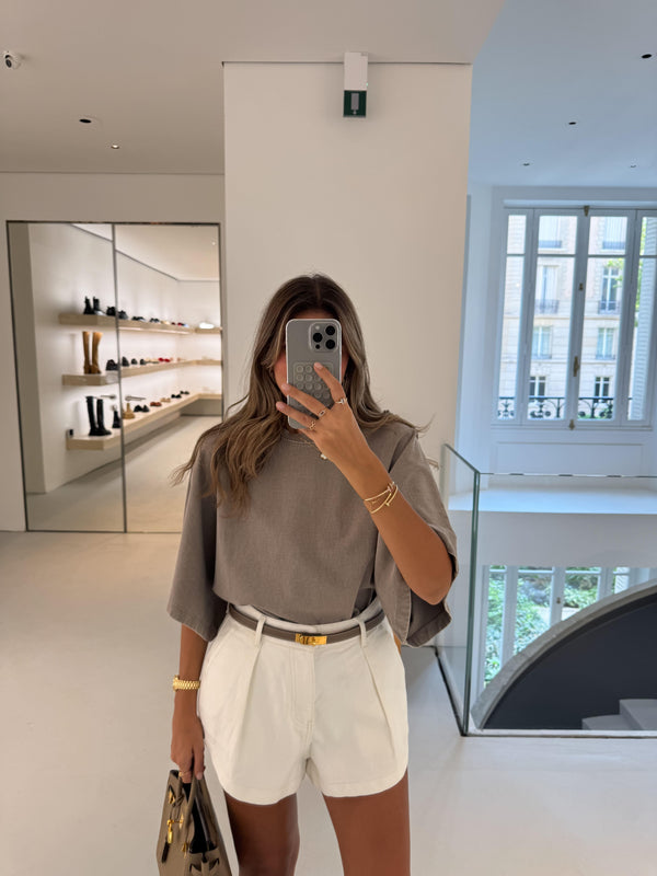 The Signature Taupe Tee