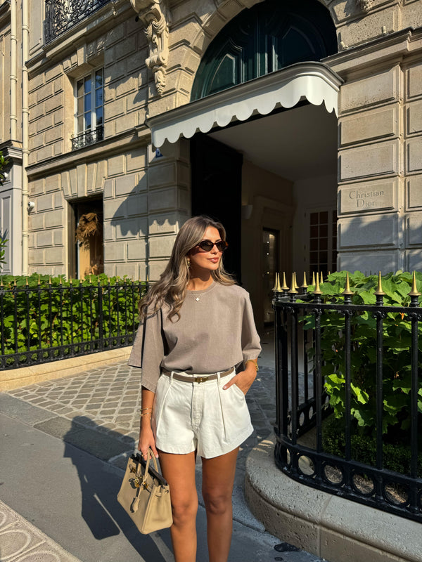 The Signature Taupe Tee