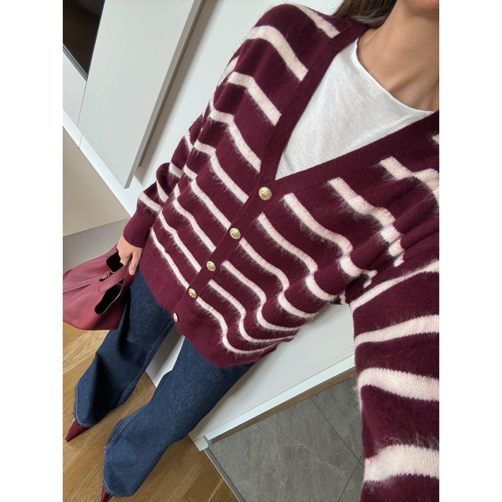 BORDO VANILLA PREMIUM KARDIGAN