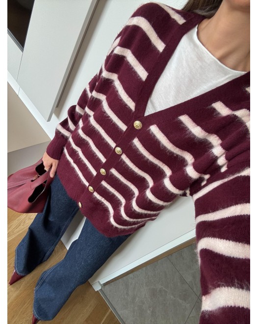 BORDO VANILLA PREMIUM KARDIGAN