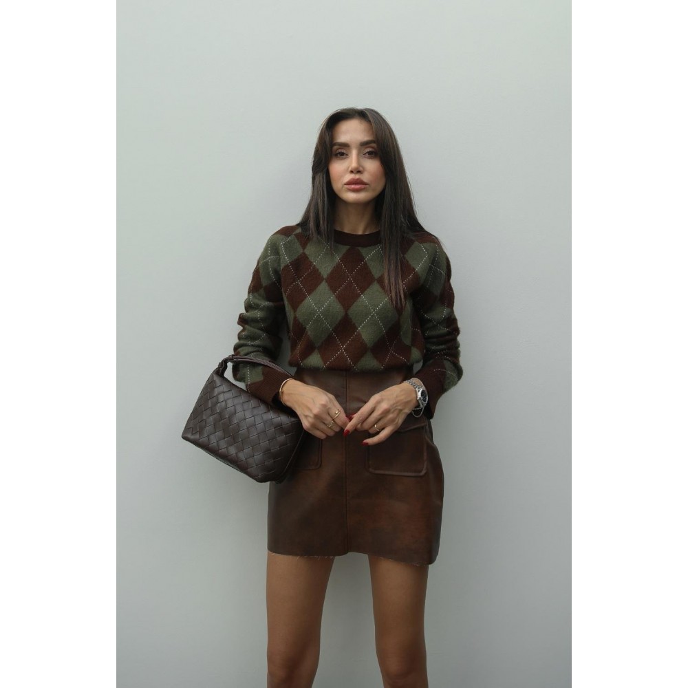 ROMBOIDINI DŽEMPER OLIVE GREEN