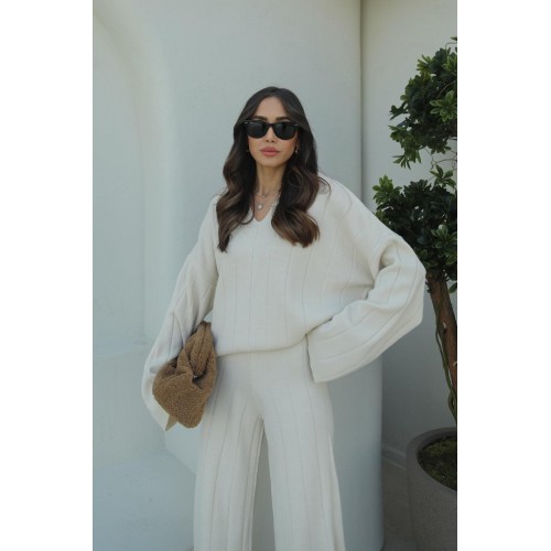 KNITWEAR SET BEIGE