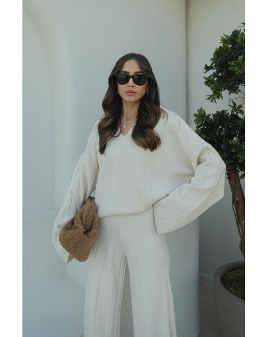 KNITWEAR SET BEIGE