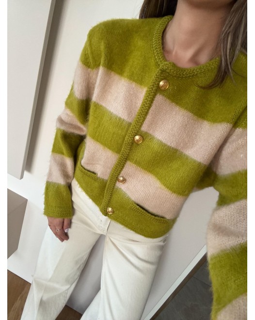 SARDOLU PREMIUM KARDIGAN GREEN